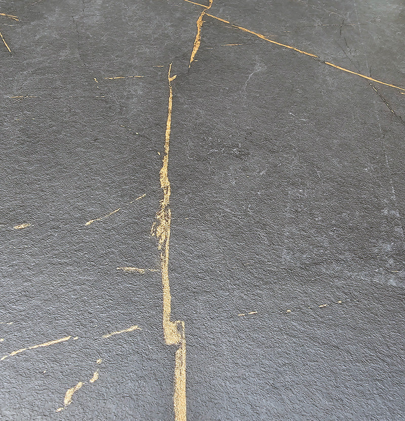 Marbre noir cuivré | Plateaux de table traiteur